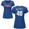 Women's Simon Muzziotti Name & Number T-Shirt - Royal