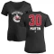 Women's Spencer Martin Name and Number Banner Wave V-Neck T-Shirt - Black