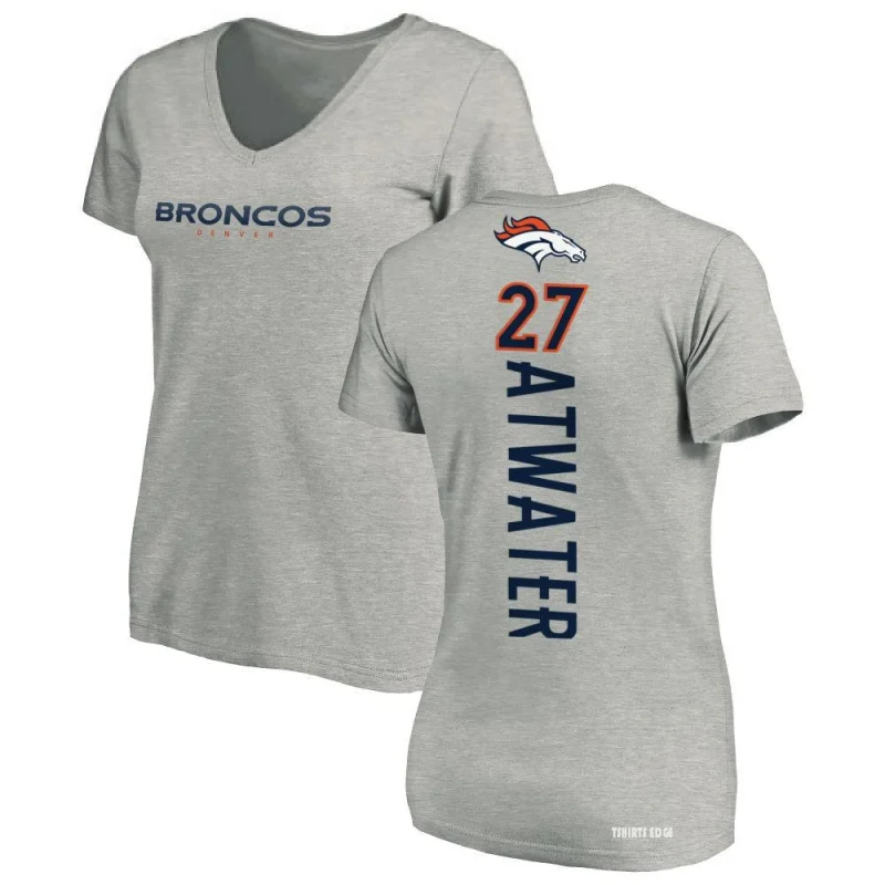 Steve Atwater Backer T-Shirt - Ash - Tshirtsedge