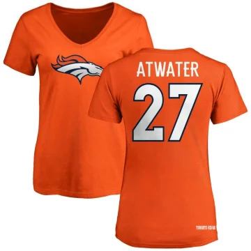 Steve Atwater Backer T-Shirt - Orange - Tshirtsedge