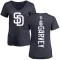 Women's Steve Garvey Backer Slim Fit T-Shirt - Navy