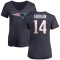 Women's Steve Grogan Name & Number T-Shirt - Navy