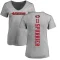 Women's Steve Spurrier Backer V-Neck T-Shirt - Ash