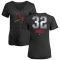 Women's Steven Matz Midnight Mascot V-Neck T-Shirt - Black