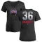 Women's Stone Garrett Midnight Mascot V-Neck T-Shirt - Black