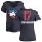 Women's Svi Mykhailiuk Name and Number Banner Wave V-Neck T-Shirt - Navy