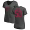 Women's Tae Davis One Color T-Shirt - Ash