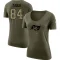 Women's Tanner Taula Legend Salute to Service Scoop Neck T-Shirt - Olive