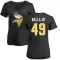 Women's Tanner Vallejo Name & Number Slim Fit T-Shirt - Black