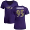 Women's Tavius Robinson Name & Number V-Neck T-Shirt - Purple