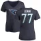 Women's Taylor Lewan Name & Number Slim Fit T-Shirt - Navy