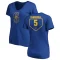 Women's Taylor Trammell RBI Slim Fit V-Neck T-Shirt - Royal