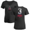 Women's Taylor Ward Midnight Mascot V-Neck T-Shirt - Black