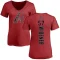 Women's Taylor Widener Backer Slim Fit T-Shirt - Red