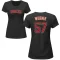 Women's Taylor Widener Name & Number T-Shirt - Black