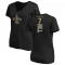 Women's Taysom Hill Backer Slim Fit T-Shirt - Black