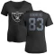 Women's Ted Hendricks Name & Number Slim Fit T-Shirt - Black