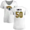 Women's Telvin Smith Name & Number Slim Fit T-Shirt - White