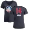 Women's Terance Mann Name and Number Banner Wave V-Neck T-Shirt - Navy