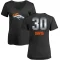 Women's Terrell Davis Midnight Mascot T-Shirt - Black