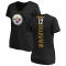 Women's Terry Bradshaw Backer Slim Fit T-Shirt - Black