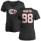 Women's Tershawn Wharton Name & Number Slim Fit T-Shirt - Black