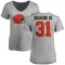 Women's Thomas Graham Jr. Name & Number Slim Fit T-Shirt - Ash