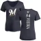 Women's Thyago Vieira Backer Slim Fit T-Shirt - Navy