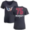 Women's Tim McGauley Name and Number Banner Wave V-Neck T-Shirt - Navy