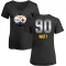 Women's T.J. Watt Midnight Mascot T-Shirt - Black