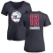 Women's Tobias Harris Name and Number Banner Wave V-Neck T-Shirt - Navy