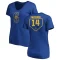 Women's Tom Paciorek RBI Slim Fit V-Neck T-Shirt - Royal