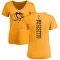 Women's Tom Sestito One Color Backer T-Shirt - Gold