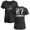 Women's Tommy Lasorda Midnight Mascot V-Neck T-Shirt - Black