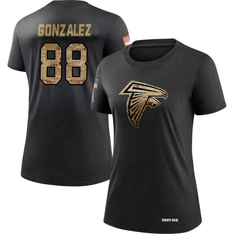 Women's Tony Gonzalez 2020 Salute To Service Performance T-Shirt - Black -  Tshirtsedge