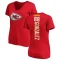 Women's Tony Gonzalez Backer Slim Fit T-Shirt - Red