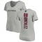 Women's Tony Gonzalez Backer V-Neck T-Shirt - Ash