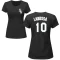 Women's Tony Larussa Name & Number T-Shirt - Black