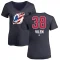 Women's Topias Vilen Name and Number Banner Wave V-Neck T-Shirt - Navy