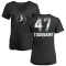 Women's Touki Toussaint Midnight Mascot V-Neck T-Shirt - Black