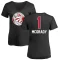 Women's Tracy McGrady Name and Number Banner Wave V-Neck T-Shirt - Black