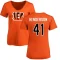 Women's Trayvon Henderson Name & Number Slim Fit T-Shirt - Orange