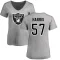 Women's Trent Harris Name & Number Slim Fit T-Shirt - Ash