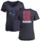 Women's Trevor Hudgins Name and Number Banner Wave V-Neck T-Shirt - Navy