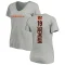 Women's Trevor Siemian Backer V-Neck T-Shirt - Ash