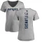 Women's Trey Flowers Backer V-Neck T-Shirt - Ash