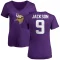 Women's Trishton Jackson Name & Number Slim Fit T-Shirt - Purple