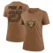 Women's Troy Pride Jr. Legend 2023 Salute To Service Performance T-Shirt - Brown