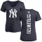 Women's Troy Tulowitzki Backer Slim Fit T-Shirt - Navy