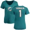 Women's Tua Tagovailoa Name & Number Slim Fit T-Shirt - Aqua